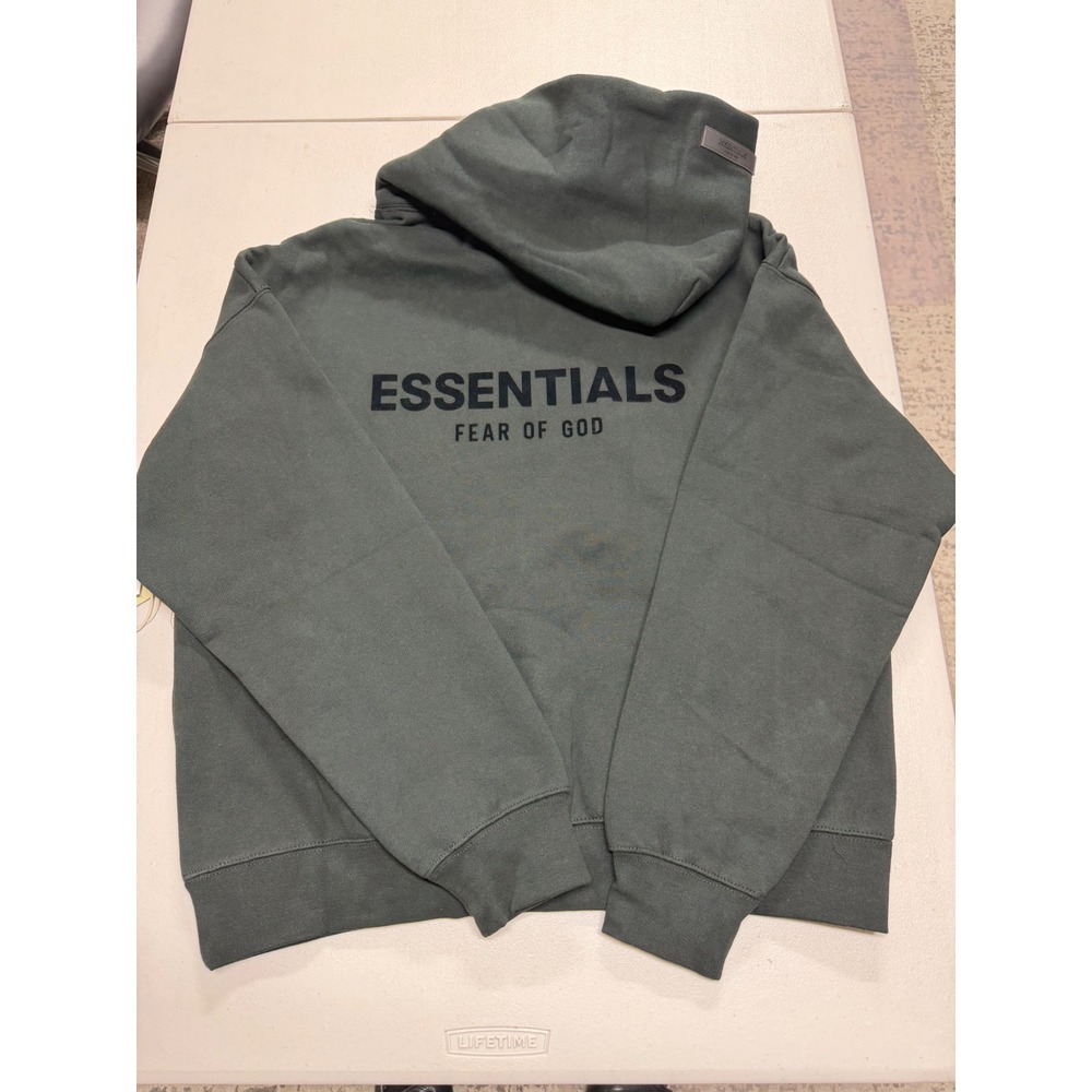 ESSENTIALS FEAR OF GOD BLACK MENS HOODIE SIZE MEDIUM